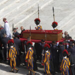 Holy Father Francis, our Shepherd sleeps now